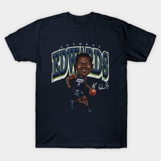 Anthony Edwards Minnesota Cartoon T-Shirt